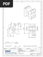 Hinge Block: Approved Vdw-Nws Production Drawing