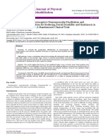Comparison Between Proprioceptive Neuromuscular Facilitation and Neuromuscular Reeducation For Reducing Facial Disability and Synkinesis in Patients W PDF