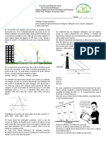 Resolução de problemas envolvendo semelhança de figuras e razões trigonométricas