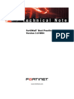 FortiMail Best Practices 06-30004-0392-20081029