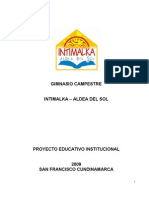 Proyecto Educativo Institucional 2009