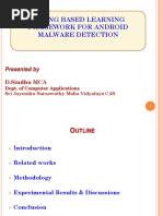 Mining Based Learning Framework For Android Malware Detection