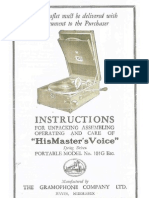 HMV101 Instruction Booklet