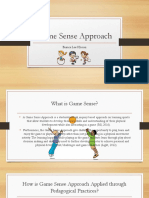 Game Sense Approach