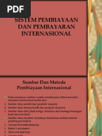 Sistem Pembiayaan Dan Pembayaran Internasional