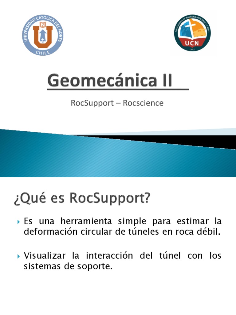 RocSupport 4.0 Laboratorio | PDF | Elasticidad (Física) | Túnel