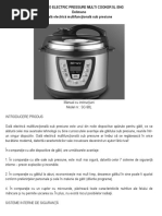 Delimano Electric Pressure Multi Cooker 5L Eng PDF