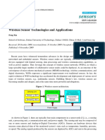 Sensors: Wireless Sensor Technologies and Applications