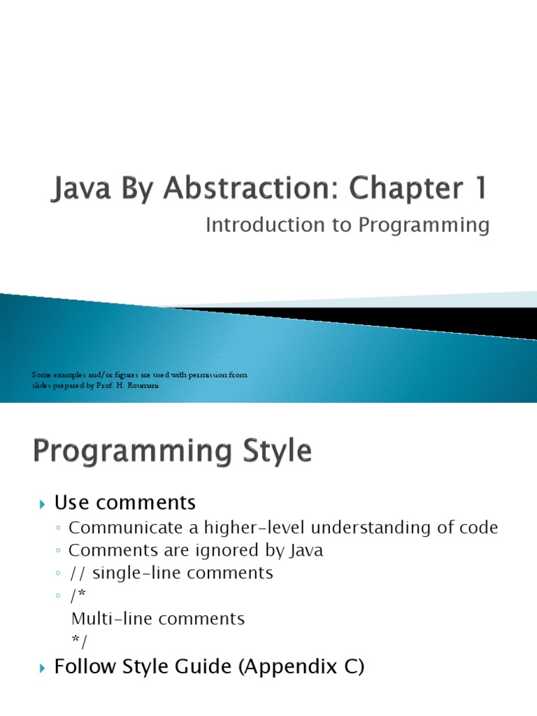 Introduction To Programming | PDF | Scope (Computer Science) | Java ...