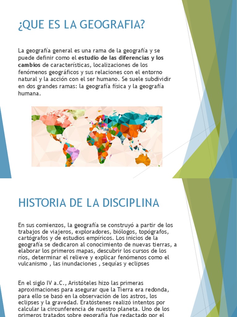 Que Es La Geografia | Geografía | Ciencia
