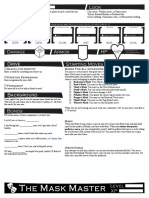 Dungeon World Mask Master Playbook