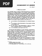 Enforcement of Awards