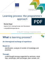 Learning Process - The Programme Vision