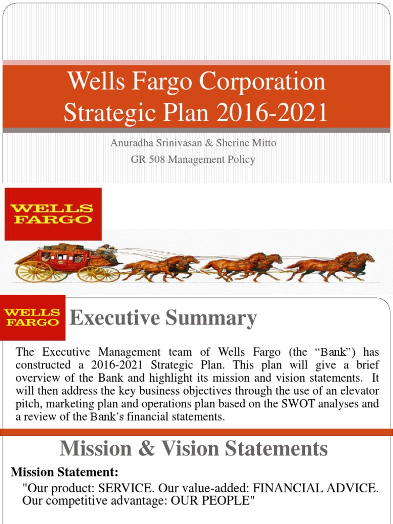 wells fargo business plan template