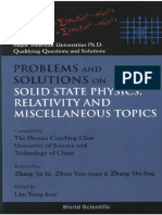 Lim. Yung-Kuo. Problems and Solutions on Solid State Physics, Relativity