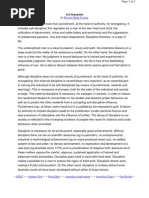 Download Essay on Discipline by applescotchfool3550 SN36079892 doc pdf