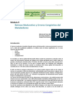 Retraso Madurativo y Errores Congénitos Del Metabolismo