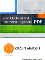 Basic Electrical and Electronics Engineering: DR Mahendra V Chilukuri, SMIEEE Associate Professor, SELECT