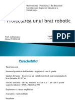 Proiectarea Unui Brat Robotic