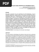 A Arte Educação Numa Perspectiva Fenomenológica - Mireli Banzatto