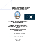 Pre Entrega Terminal Terrestre Piura