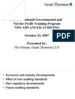 2 Not-For-Profit Training on Auditing