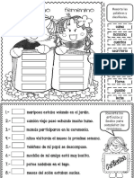 Fichas para Trabajar Genero y Número PDF
