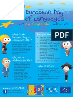 Celebrate European Day of Languages 26 September