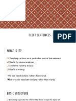 What are Cleft Sentences - Guide to Using Cleft Structures