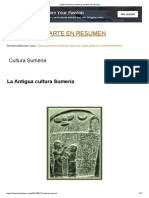 Cultura Sumeria - Historia Del Arte en Resumen