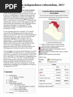 Iraqi Kurdistan Independence Referendum, 2017