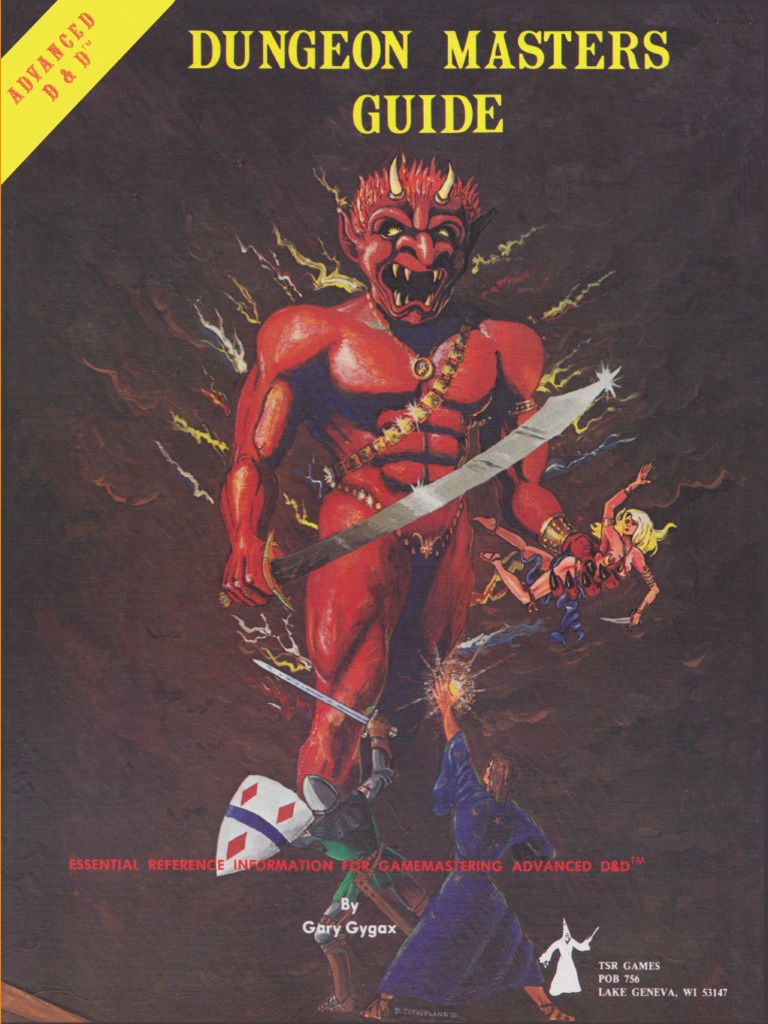 AD&D 1st Edition Dungeon Master's Guide (Original Cover) PDF PDF