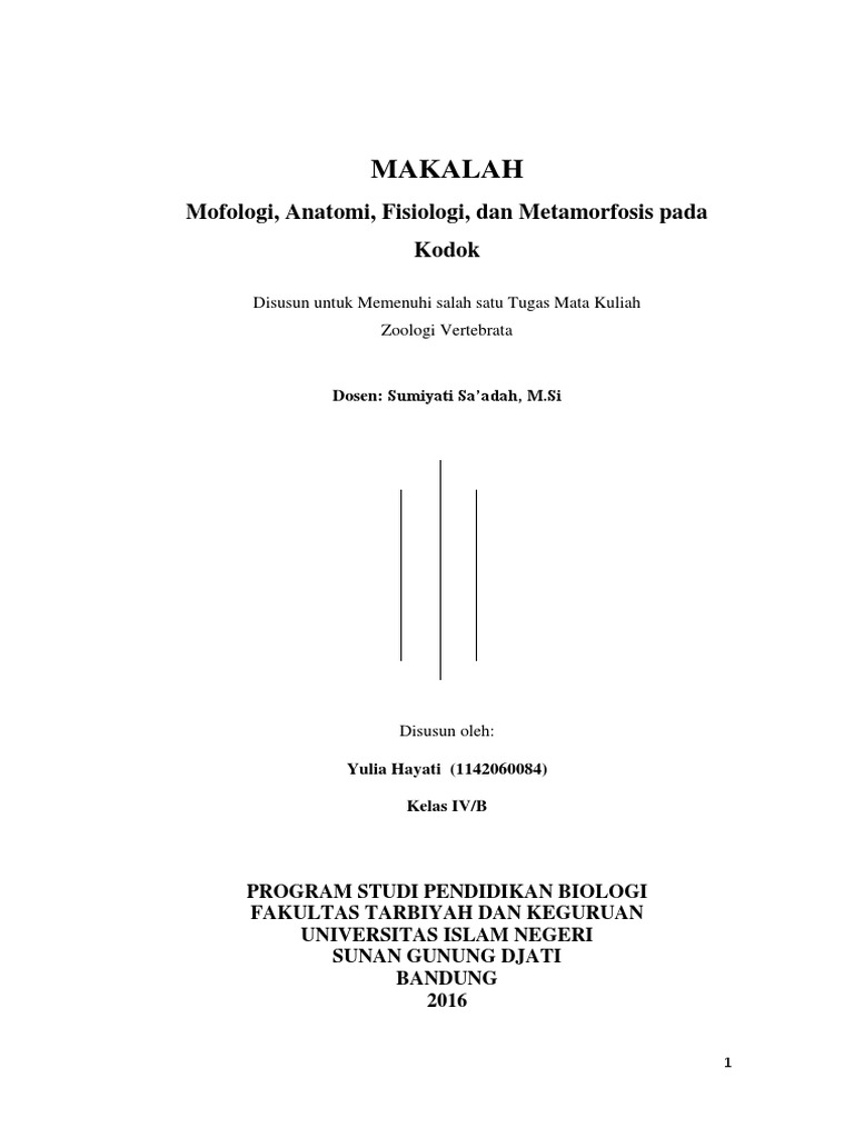 makalah zoologi vertebrata makalah zoologi vertebrata