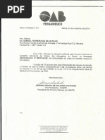 Indeferimento Do Pedido de Inscrição Na Oab-pe.