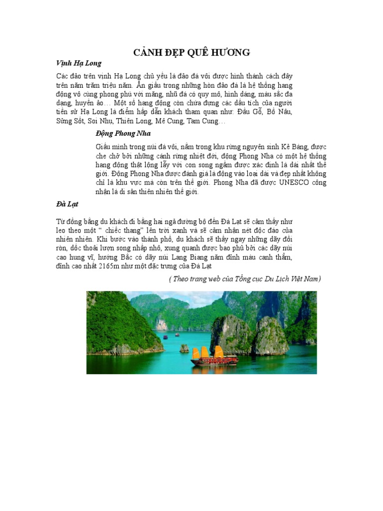 CẢNH ĐẸP QUÊ HƯƠNG | PDF
