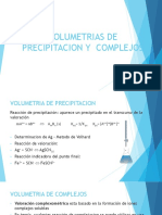 Volumetrias de Precipitacion y Complejos