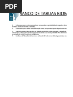 Banco de Tábuas Biométricas