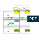 AgBio Learning Community 1 Schedule (AB01 Alternate)