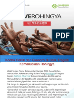 Konflik Politik Dan Ekonomi Di Balik Tragedi Rohingya - Sinergi Foundation
