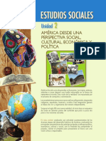 ESTUDIOS SOCIALES. Unidad 2. AMérica Desde Una Perspectiva Social, Cultural, Económica y Política UNIDAD 2