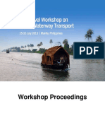 Second High Level Workshop On Inland Waterway Transport Workshop Proceedings