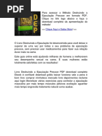Download Destruindo a Ejaculaao Precoce PDF DOWNLOAD by Dicas Web SN360830008 doc pdf