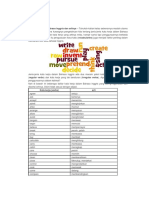 Contoh Kata Kerja Bahasa Inggris Dan Artinya