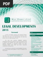 Legal Developments 2015