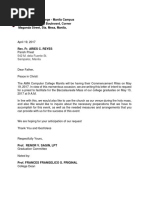 Choir Letter Of Invitation Pdf Christian Behaviour And Experience Christian Denominational Families