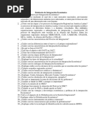 Balotario de Integración Económica