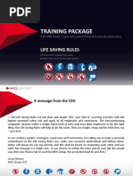 Training Package: Life Saving Rules