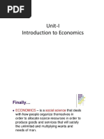 Unit-I Economics