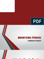 Malaysian Foreign Policy