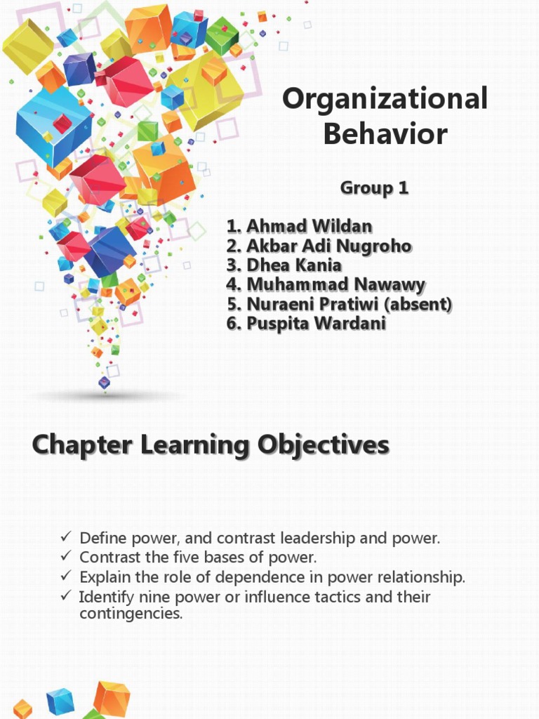 organizational behaviour group assignment